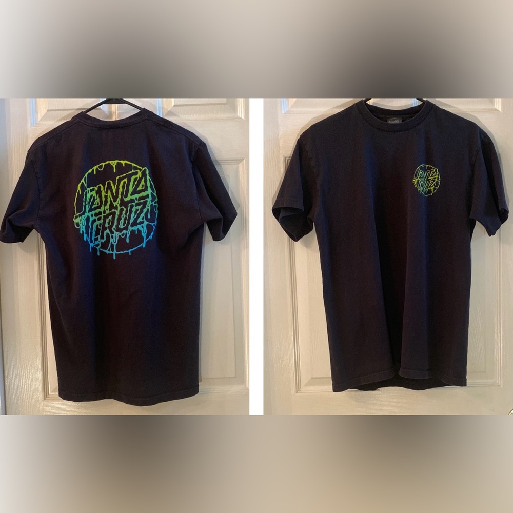 Santa Cruz Skateboards Blue Short Sleeve Tee - Picture 3 of 8